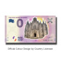 0 Euro Souvenir Banknote Palacio Gaudi Astorga Colour Spain VEBK 2018-1