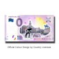 0 Euro Souvenir Banknote Puerta Del Sol Colour Spain VEEA 2020-1