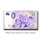 0 Euro Souvenir Banknote Barcelona Colour Spain VEED 2020-1