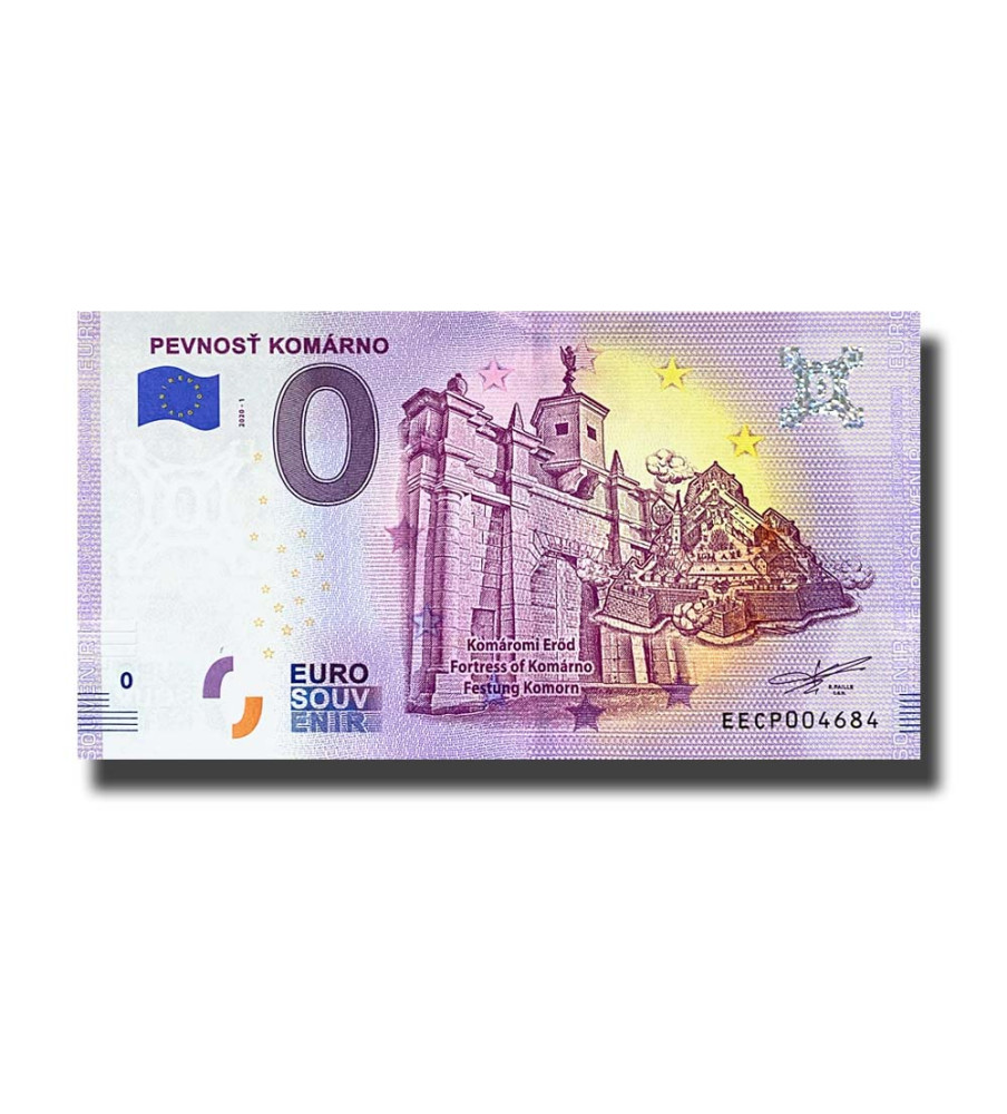 0 Euro Souvenir Banknote Pevnost Komarno Slovakia EECP 2020-1