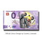 0 Euro Souvenir Banknote Freddie Mercury Colour Switzerland CHAU 2021-4