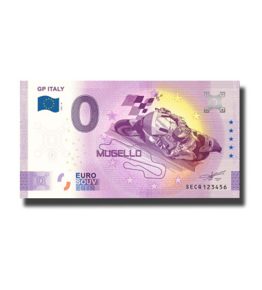 0 Euro Souvenir Banknote GP Italy SECQ 2021-8