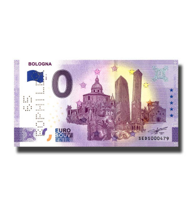 0 Euro Souvenir Banknote Bologna Bophilex Italy SEDS 2021-1