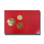 1977 MALTA GOLD COIN SET BRILLIANT UNCIRCULATED GOLD