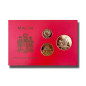 1977 MALTA GOLD COIN SET BRILLIANT UNCIRCULATED GOLD