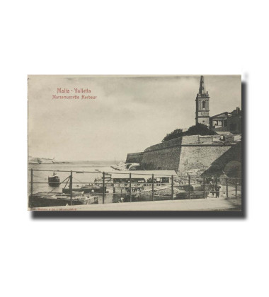 Malta Postcard G.Modiano Marsamuscetto Harbour 6679 UPU Unused Undivided Back