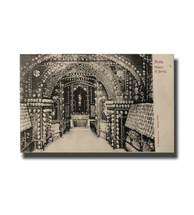 Malta Postcard G. Modiano Chapel of Bones 6789 UPU Unused Undivided Back