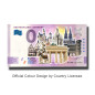 0 Euro Souvenir Banknote Deutschland Colour Germany XENN 2021-2