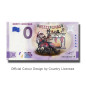 0 Euro Souvenir Banknotes Merry Christmas Colour Italy SECW 2021-2