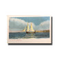 Malta Postcard Vincenzo Galea Signed Gozo Boat Unused Undivided Back