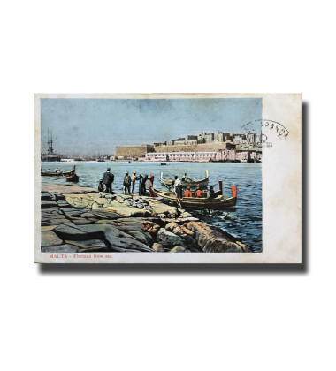 Malta Postcard Vincenzo Galea Di Antonio Floriana Used Undivided Back