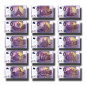 0 Euro Souvenir Banknote Polymer Collector Set of 15 Uncirculated 2017