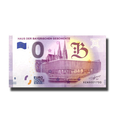 0 Euro Souvenir Banknote Haus Der Bayerischen Geschichte Germany XEND 2020-1