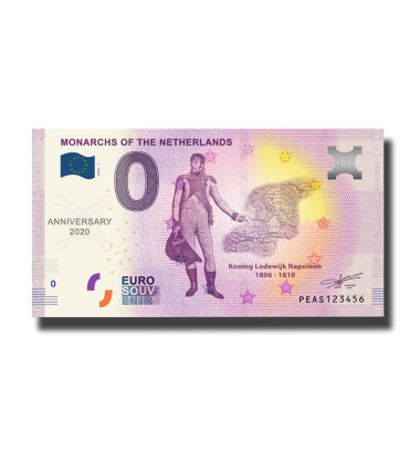 Anniversary Euro Souvenir Banknote Monarchs of The Netherlands PEAS 2020-1