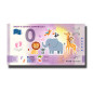 0 Euro Souvenir Banknote Baby's Eerste Pink Bankbiljet Colour Netherlands PEBB 2022-2