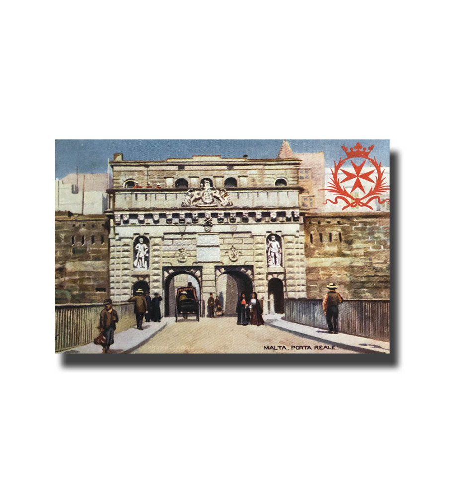 Malta Postcard Tucks Porta Reale Used Divided Back