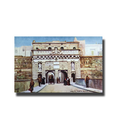 Malta Postcard Tucks Porta Reale New Unused Divided Back