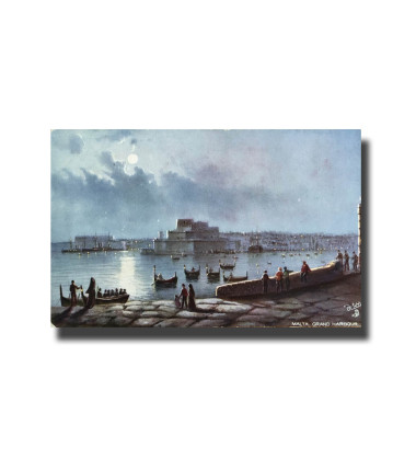 Malta Postcard Tucks Grand Harbour New Unused Divided Back