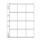 Leuchtturm Coin Sheets NUMIS K50 For 12 Coin Folders, Pack of 5, 50mm x 50mm