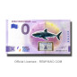 0 Euro Souvenir Banknote Great White Shark Colour South Africa JEAA 2022-1