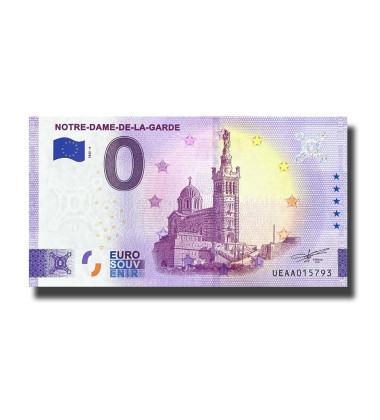 0 Euro Souvenir Banknote Notre Dame De La Garde France UEAA 2022-4