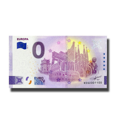 0 Euro Souvenir Banknote Europa Germany XESZ 2022-4