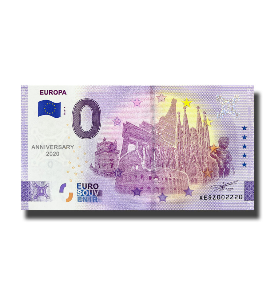 Anniversary 0 Euro Souvenir Banknote Europa Germany XESZ 2022-4