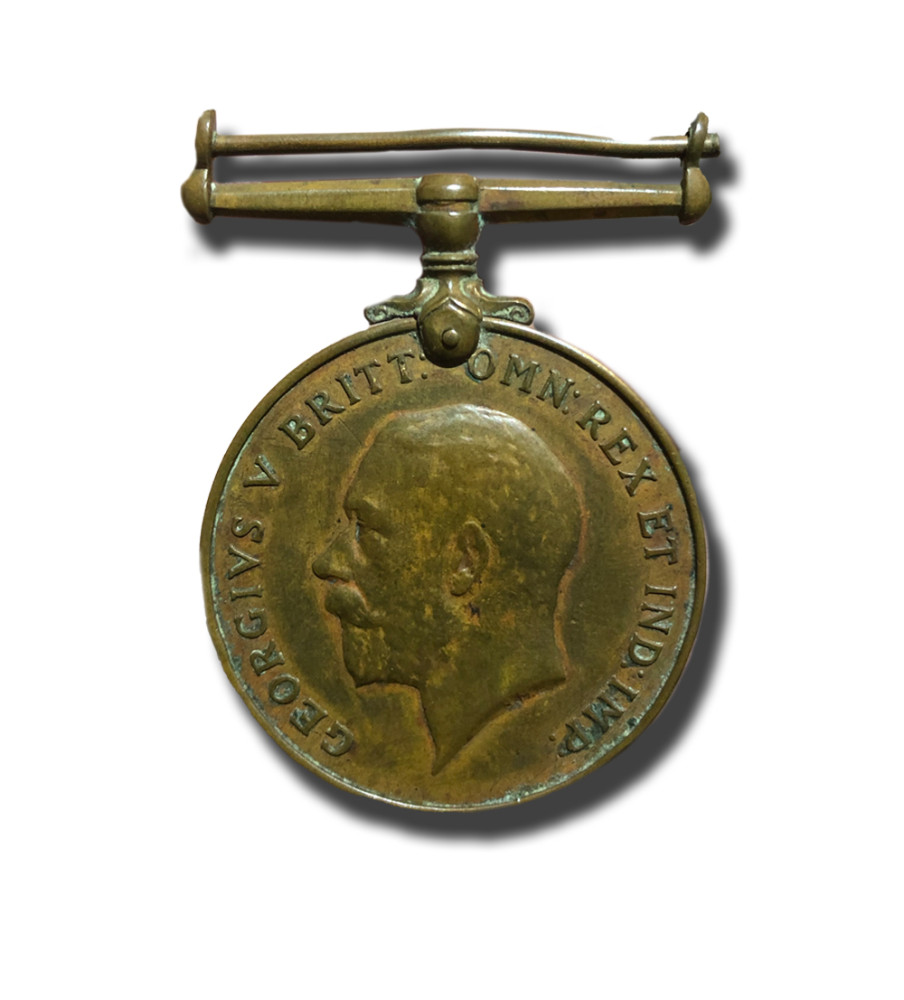 Malta Medal 1914-1918 George V Named 1025 G.Agius. Maltese L.C..