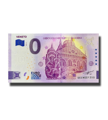 0 Euro Souvenir Banknote Veneto Italy SECN 2022-6