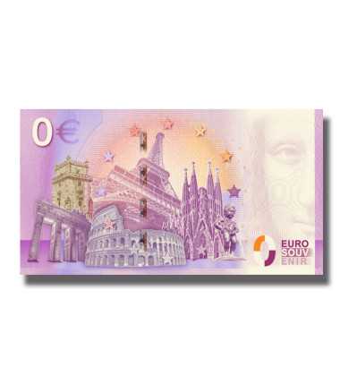 0 Euro souvenir Banknote Kasteelruine Valkenburg Colour Netherlands PEAB 2022-2