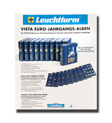 Leuchtturm Vista Annual Euro Coin Album 2011 Including Pages