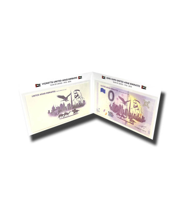 0 Euro Souvenir Banknote Year Of Zayed United Arab Emirates FEAD 2019