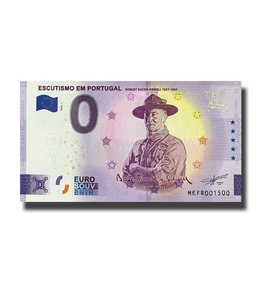 0 Euro Souvenir Banknote ESCUTISMO Em Portugal MEFR 2022-1