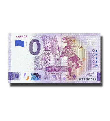 0 Euro Souvenir Banknote World Cup Qatar - Canada Germany XEQA 2022-CA