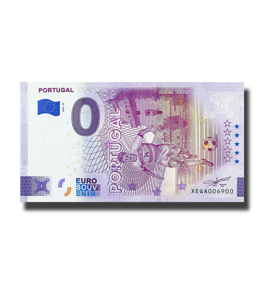 0 Euro Souvenir Banknote World Cup Qatar - Portugal Germany XEQA 2022-PT