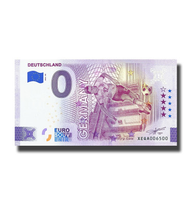 0 Euro Souvenir Banknote World Cup Qatar - Deutschland Germany XEQA 2022-DE