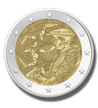 2022 Estonia Erasmus Program 2 Euro Coin