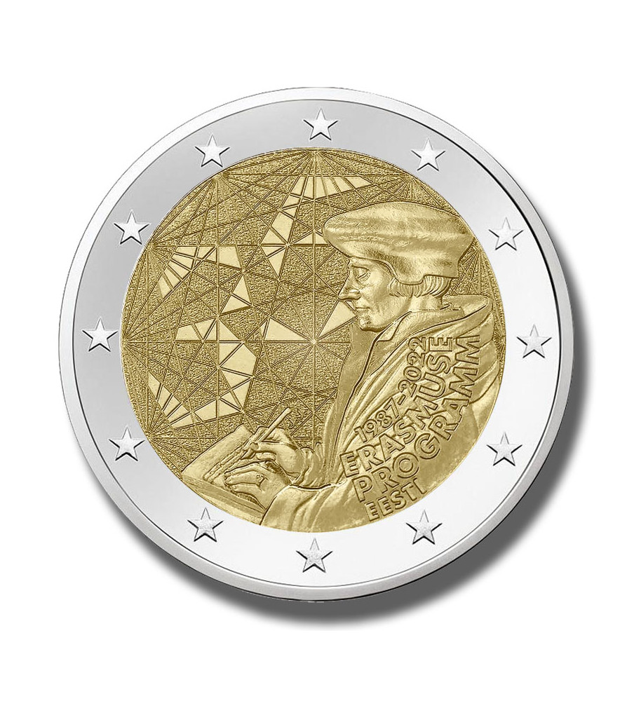 2022 Estonia Erasmus Program 2 Euro Coin