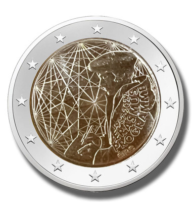 2022 Ireland Erasmus Program 2 Euro Coin