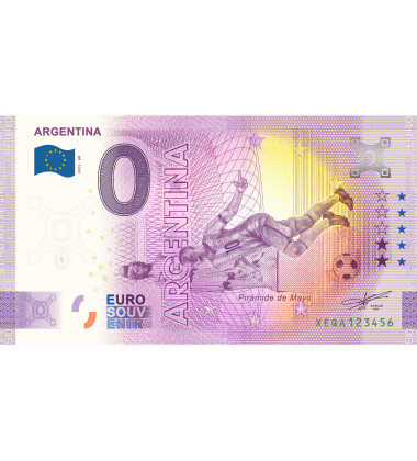 0 Euro Souvenir Banknote Football World Cup Qatar - Set of 32 Countries  XEQA 2022 Set of 32