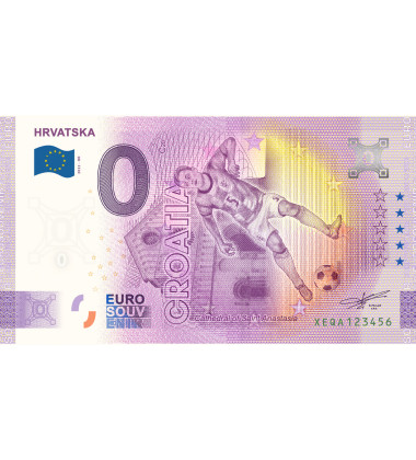 0 Euro Souvenir Banknote Football World Cup Qatar - Set of 32 Countries  XEQA 2022 Set of 32