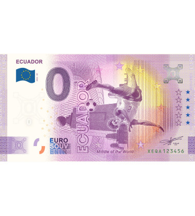 0 Euro Souvenir Banknote Football World Cup Qatar - Set of 32 Countries  XEQA 2022 Set of 32