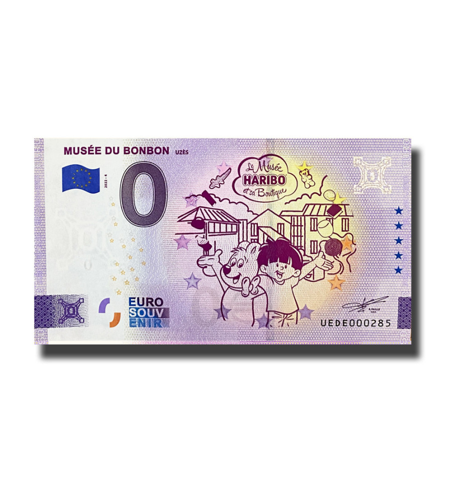 0 Euro Souvenir Banknote Musee Du Bonbon France UEDE 2022-4