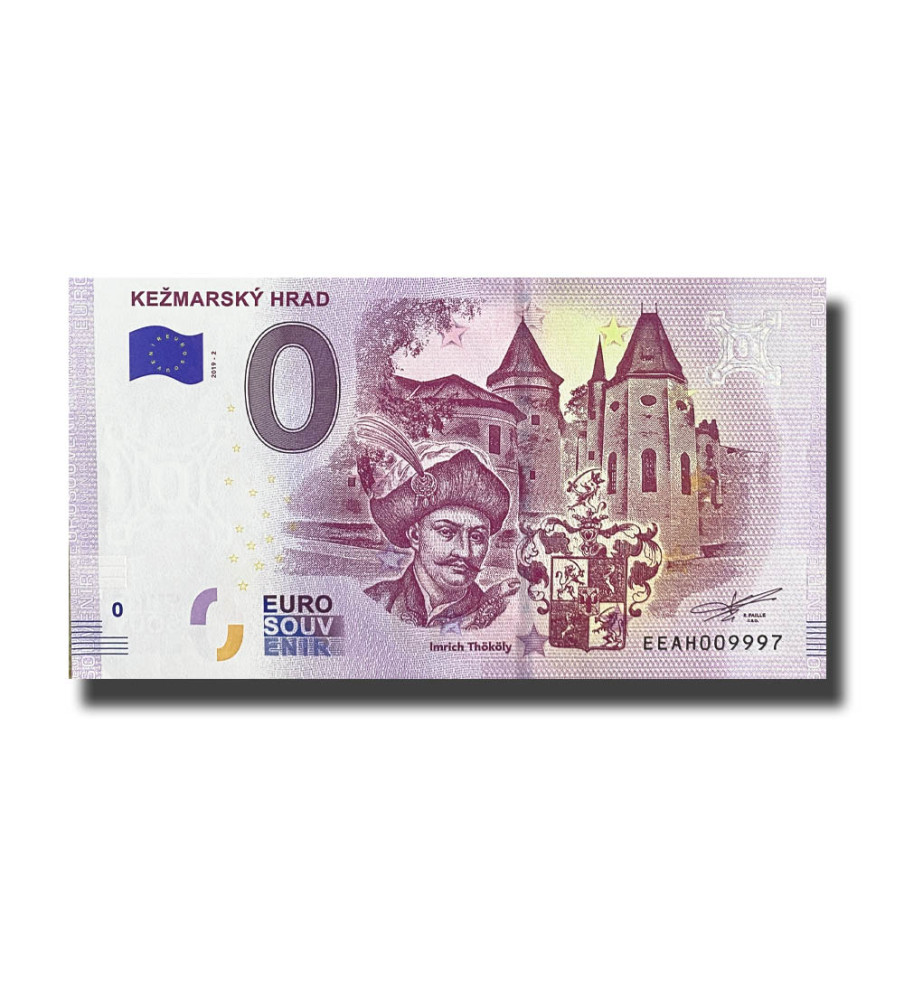 0 Euro Souvenir Banknote Kezmarsky Hrad Slovakia EEAH 2019-2