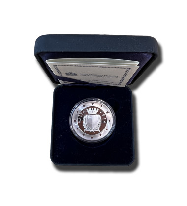 2016 Malta Dom Mintoff €10 Silver Coin Proof