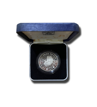 1984 MALTA FAO LM 5 SILVER COIN PROOF SILVER