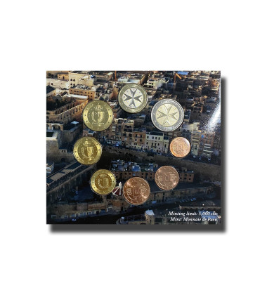 2017 MALTA COIN SET 8 Coins Uncirculated