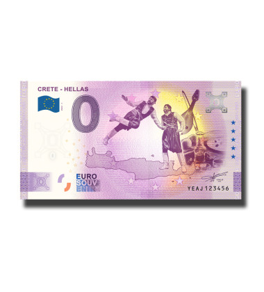 0 Euro Souvenir Banknote Crete - Hellas Greece YEAJ 2022-1