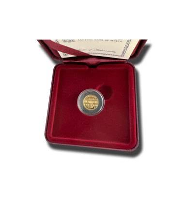 2015 Malta €15 Auberge De Baviere Gold Coin Proof