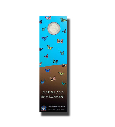 2019 Malta Nature and Environment 2 Euro Coin Card